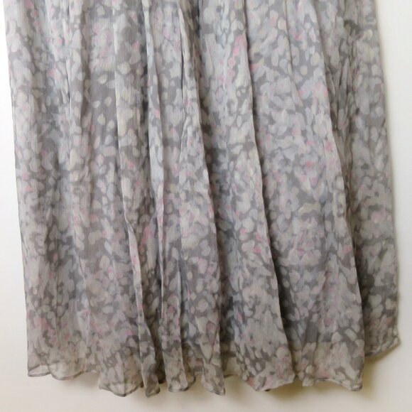 J. Crew Silk Chiffon Heidi Gown in Watercolor Size 2 - Picture 6 of 13
